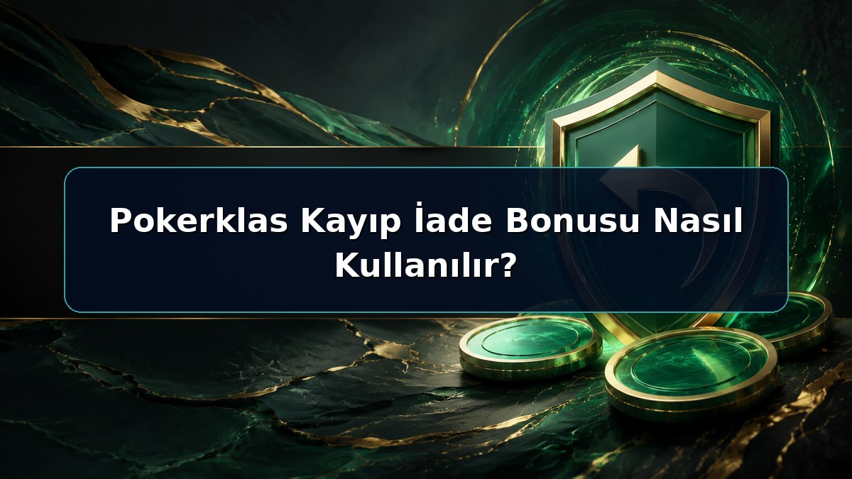 Pokerklas Kayıp İade Bonusu Nasıl Kullanılır hakkında açıklayıcı Pokerklas görseli